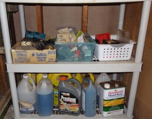 lot 166 image: Misc Contents on 2 shelves as shown in photos (shelf not included)