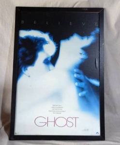 lot 170 image: Framed Movie Poster (Ghost w Patrick Swayze & Demi Moore)