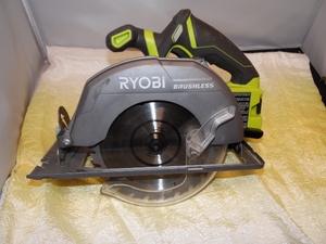 lot 19 image: RYOBI CORDLESS BRUSHLESS CIRCULAR SAW 18V 7-14
