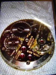lot 46 image: VINTAGE BENRUS WATCH CO  FACE WITH 15 JEWELS