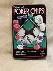 lot 56 image: PROFESSIONAL POKER CHIPS