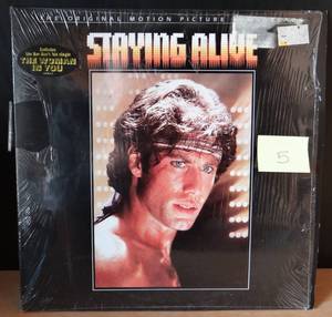 lot 5 image: 1983 - Staying Alive The Original Motion Picture Soundtrack Vinyl LP Record Album