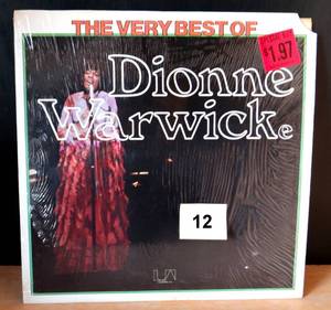 lot 12 image: 1974 - THE VERY BEST OF DIONNE WARWICK VINYL LP 1974 UNITED ARTISTS UA-EA337-G, STEREO