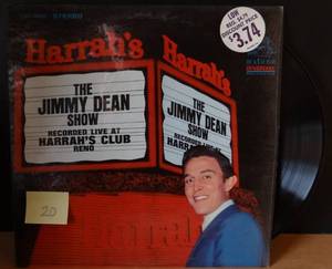 lot 20 image: 1968 -  Jimmy Dean The Jimmy Dean Show 1968 Vinyl LP RCA LSP-3890 Shrink $$
