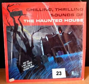 lot 23 image: 1964 CHILLING THRILLING SOUNDS OF THE HAUNTED HOUSE VINYL LP ALBUM 1964 DISNEYLAND RECORDS