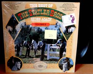 lot 27 image: 1979 - LP RECORD - THE BEST OF THE STATLER BROTHERS - Rides Again - Volume II