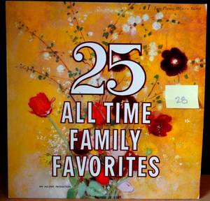 lot 28 image: Vintage 25 ALL TIME FAMILY FAVORITES RECORDS LP ALBUM
