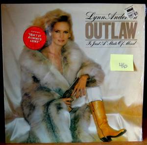 lot 46 image: 1979 - Lynn Anderson Outlaw is Just a State of Mind KC 35776 LP (1979) A-VG C-VG