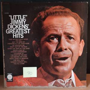 lot 70 image: 1966 - Little Jimmy Dickens Greatest Hits COLUMBIA LP #CS-9351