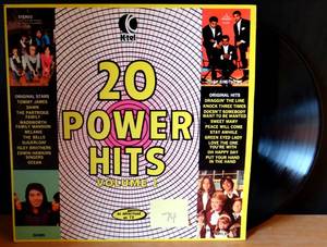 lot 74 image: 1972 SCARCE 20 POWER HITS VOL. 2  K-TEL  1972  LP