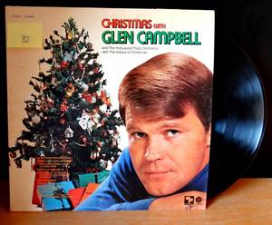 lot 82 image: 1971 Capitol Stereo SL-6699 Glen Campbell  Christmas With Glen Campbell NICE