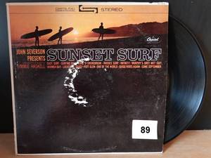 lot 89 image: 1960s JOHN SEVERSON PRESENTS SUNSET SURF Haskell Campbell LP
