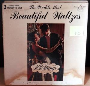 lot 110 image: THE WORLDS MOST BEAUTIFUL WALTZES 101 STRINGS 3 ALBUM SET