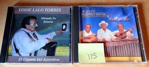 lot 115 image: PAIR OF LATINO MUSICAL CDS