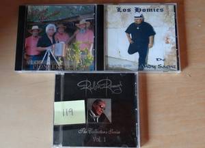 lot 119 image: COLLECTION OF 3 LATINO STYLE MUSIC CDS