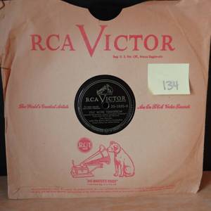 lot 134 image: 1946 - Tex Beneke & Glenn Miller ONE MORE TOMORROWstrange Love CHECK COMPS