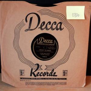 lot 136 image: VINTAGE LUCKY MILLINDER - SWEET SLUMBER  DONT CRY BABY rare 78 Swing Jazz Decca VG