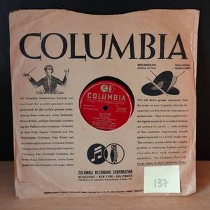 lot 137 image: XAVIER CUGAT Waldorf-Astoria Orch - Cu-Tu-Gu-Ru  Illusion COLUMBIA 37319 78rpm
