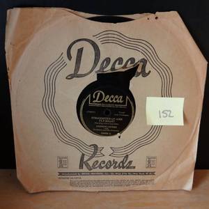 lot 152 image: ANDREWS SISTERS 1944 USA 78 RPM RECORD STRAIGHTEN UP AND FLY RIGHTTICO-TICO VG $$$$$
