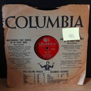 lot 182 image: 1940 -  Benny Goodman, Lets Dance, 10 78 RPM Shellac Single, Columbia 36224 $$