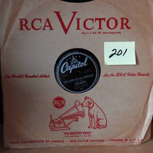 lot 201 image: 1952 -  Stan Kenton - Its A Pity To Say Goodnight  Intermission Riff - Capitol 78rpm