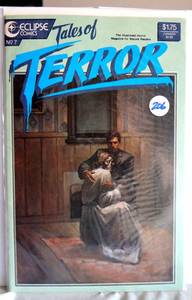 lot 206 image: Tales of Terror #7 VFNM Eclipse Comics 1986 HORROR 18 Joe Chiodo Cover Art $$$