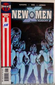 lot 208 image: NEW X-MEN ACADEMY Comic Marvel # 17 House of M Oct. 2005 $$$