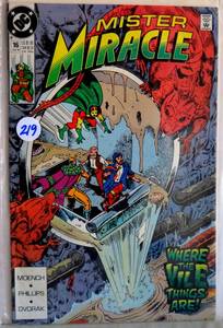 lot 219 image: MISTER MIRACLE WHERE THE VILE THINGS ARE DC COMICS 1990 #16
