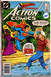 lot 229 image: 1985 -  Comic Book vtg DC Action Superman Clark Kent Kal El 566 Captain Strong #566 $$$