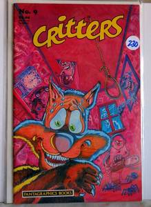 lot 230 image: Critters #9 1987 Anthropomorphics Fantagraphics Books $$$