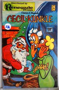 lot 236 image: 1987 -  Cecil Kunkle #3 in Very Fine  condition. Renegade comics