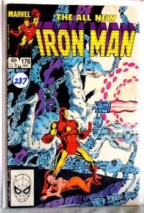 lot 237 image: 1983 -  The All New Iron-Man #176 Marvel Comic