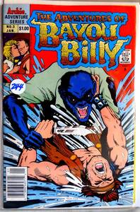 lot 244 image: 1990 - Archie ADVENTURES OF BAYOU BILLY (1990) #3 FN $$$