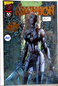 lot 245 image: 1998 -  Top Cow Comics - Wizard  12 Ascension Ltd Edition wCOA VFNM