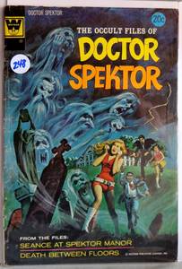 lot 248 image: 1981 - RARE  The Occult Files of Doctor Spektor Whitman Comic Book No. 4