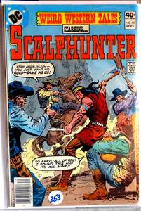 lot 253 image: 1979 - RARE Weird Western Tales #59 Scalphunter DC Comics September $$$