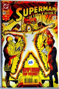 lot 256 image: 1993 - Comic Book, DC SUPERMAN IN ACTION COMICS V1 #693