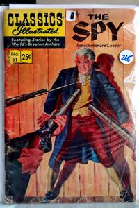 lot 265 image: 1969 -  Classics Illustrated The Spy by James Fenimore Cooper #51, HRN#166