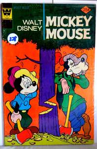 lot 278 image: 1974 - VERY RARE MICKEY MOUSE #154 WHITMAN COMICS 1974 FNVF $$$$