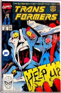 lot 291 image: 1990 - SCARCE  Transformers #70 (Origin of Cybertron & the Transformers)