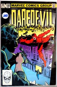 lot 293 image: 1983 -  DAREDEVIL #192 MAR 1983 MARVEL BRONZE AGE FF- PROMISES