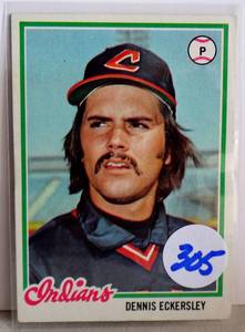 lot 305 image: 1978 Topps Set Break #122 Dennis Eckersley EX-EXMINT