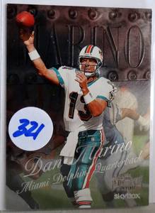 lot 321 image: 1999 Metal Universe #86 Dan Marino - NM-MT