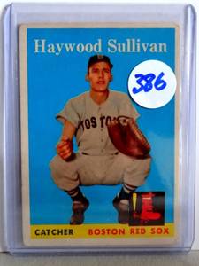 lot 386 image: 1958 Topps Haywood Sullivan #197 Red Sox VG $$$
