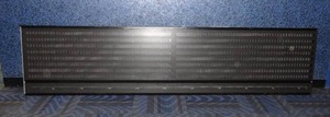 lot 26 image: Large LED Message Board w 16 Programmable Rows, Measures 114 x 27