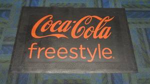 lot 38 image: Authentic Coca-Cola Freestyle Rubber Floor Mat, 3 x 5