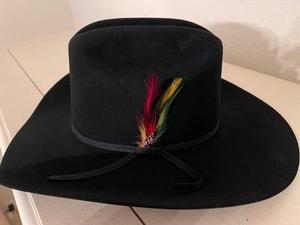 lot 5 image: Stetson Roper Black 6 78 with 4 brim- in box NOT Sure it was every worn
