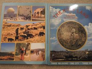 lot 58 image: 2 books about Holly land in color by Somi Award A window on Williamsburg