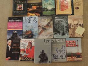 lot 53 image: Book lot- Billy boy, Payne Stewart, Robert Gant, and many more
