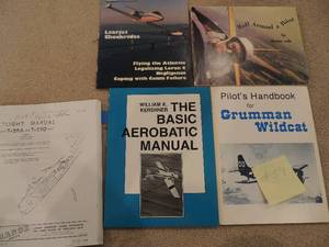 lot 54 image: Books on aircraft pilots books on flying etc.  10 plus